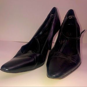 Coach Marjorie Leather T-Strap Heels Pumps 10 B.